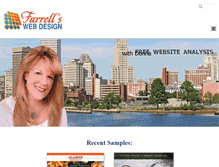 Tablet Screenshot of farrellswebdesign.com